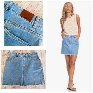 Roxy Show Us Love Denim Skirt
